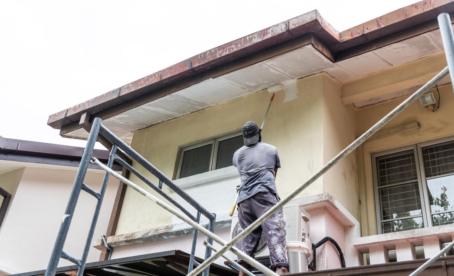 Exterior Painting Photo of a painter outdoors